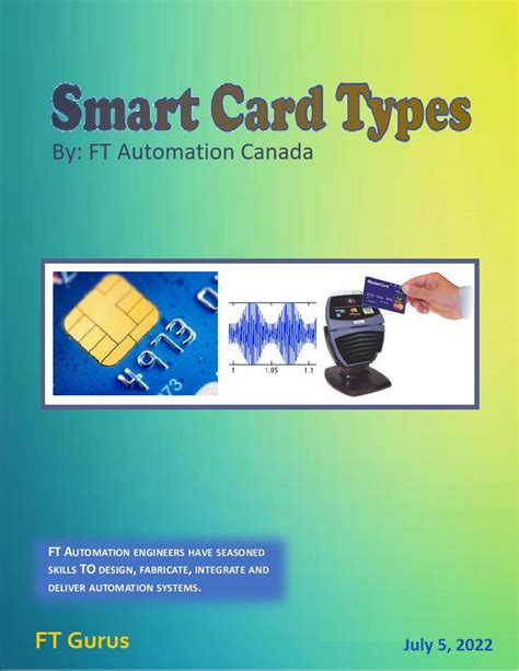 how many types of smart card|uses of a smart card.